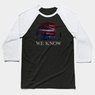 We Know - Jericho Protest - White Baseball T-Shirt